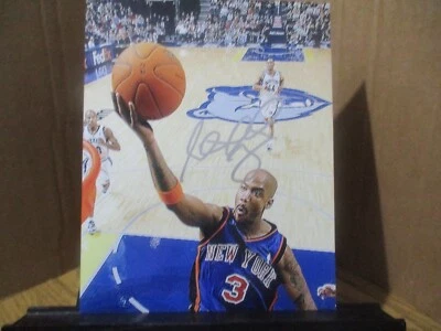 Фотография СТЕФОНА МАРБЕРИ подлинная с автографом/подписью 8x10 NBA NEW YORK KNICKS - Изображение 1 из 3