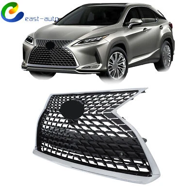 531010E410 Upper Grille For 2020-2022 Lexus RX350 RX450h RX350L Chrome LX1200213 - Image 1 of 4