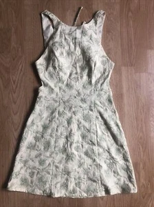 Zara Open Back Tie Floral Dress - Picture 1 of 9