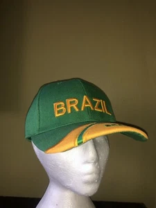 Brazil Flag Brasil Brasilia Rio De Janeiro Green Unisex Women’s Men’s Hat Cap - Picture 1 of 6