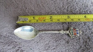 MONTREAL CANADA STERLING SILVER SOUVENIR SPOON  ENAMEL 7.6G C LAMOND FILS 28-71 - Picture 1 of 7