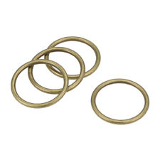 4x O Ring Schnalle O-Ringe für Hundeleine Tasche Kunst 1,2"(30mm) bronzefarben