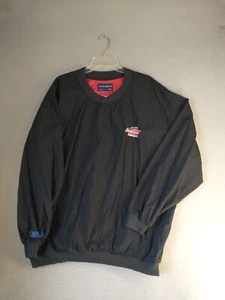 Vintage Budweiser Bud Bowl 2000 Mens Pullover XXL 2XL Black Long Sleeve Jacket - Picture 1 of 11