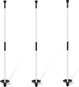 Set of 3 Golf Putting Green Flagstick Flag Stick for Yard Portable Fiberglass 2- - Picture 1 of 7