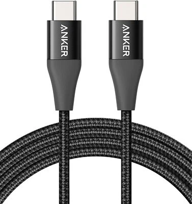 Anker Powerline+ II USB C Cable, USB C to USB C (6ft, 60W) USB-IF Certified Cabl - Image 1 of 4