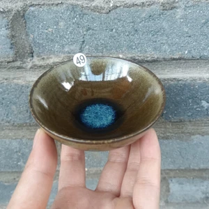 Tazón de té esmaltado Tenmoku, 60 ml Dragon Knon Fired, taza de té Jian Zhan de porcelana  - Imagen 1 de 6