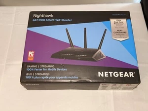 Netgear Nighthawk R7000 Black AC1900 Dual Band 4 LAN Port Smart Wi-Fi Router - Zdjęcie 1 z 3