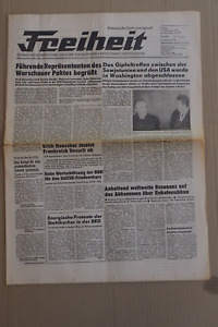 Historische DDR - Zeitschrift Tageszeitung "Freiheit" Halle/Saale 11. Dez. 1987