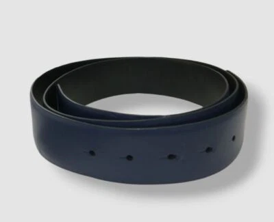 Valentino Garavani Men's Blue Leather Belt Strap Size 42 - Image 1 of 4