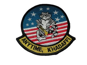 US-Navy Air-force   Tomcat   Any "Time Khadaffi    ca  9,5 x9,5  cm - Bild 1 von 1