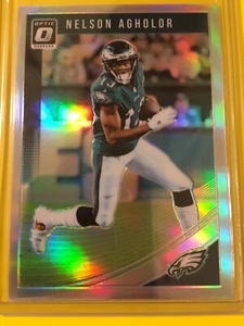🔥🔥2018 Donruss Optic NELSON AGHOLOR Silver HOLO #82 Philadelphia Eagles - Foto 1 di 2