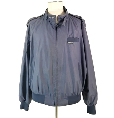 Members Only jacket men's 2XL XXL extra large Blue vintage hong Kong Cafe Racer - Image 1 of 4