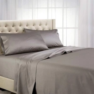 Made in USA- Luxury 800tc Cotton Bed Sheets Set- Heavyweight Sateen Weave Linens - Picture 1 of 6