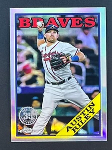AUSTIN RILEY 2023 Topps Chrome 1988 Topps Insert #88BC-3 Atlanta Braves - Picture 1 of 2