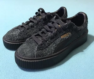 Puma / Elemental / Size 5.5 / Suede / Platform / Black / 362224-01 / Shoes - Picture 1 of 13