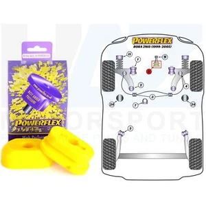 Supporto motore inferiore Dogbone Poly Powerflex Bush VW Golf MK4 e Bora 1997-2004 - Foto 1 di 5