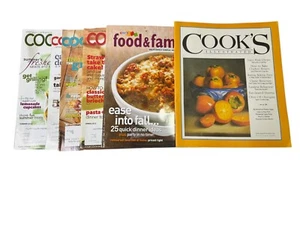 Cook's Cooking Club Food & Family Cooking Magazines 6 Total - Picture 1 of 11
