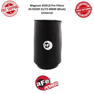 aFe 28-10233 Conical Magnum SHIELD Black Polyester Fabric Pre-Filters Universal - Foto 1 di 11