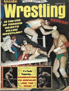 NOVEMBER 1972 INSIDE WRESTLING MAGAZINE DICK MURDOCH SAMMARTINO PEDRO MORALES - Picture 1 of 1