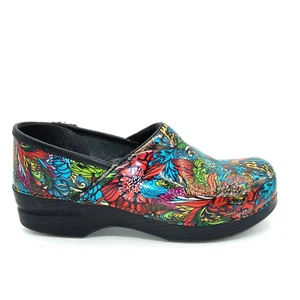 Dankso Floral Multicolor Deco Floral Professional Clogs Shoes Flowers 39 - Picture 1 of 17