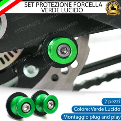 2 NOTTOLINI PROTEZIONE FORCELLA VERDE KAWASAKI NINJA 1000 ZX-10R 2008-2009 - Immagine 1 di 4