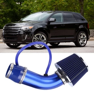 For Ford Edge Fusion 3" Cold Air Intake Filter Induction Pipe Power Flow Hose US - Foto 1 di 18