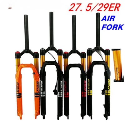 27.5/29in MTB Bicycle Front Suspension Air Fork Rebound Adjustment 120mm Travel - Image 1 of 4