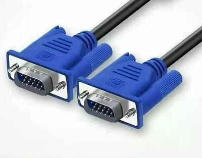 50x Lot SVGA SUPER VGA Monitor 15PIN M/M Male To Male Cable CORD FOR PC TV HDTV - Image 1 of 4