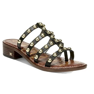 Sandalias Gladiador Sam Edelman Enebro Cuero Negro Para Mujer Talla 11M Nuevas en Caja Foto 1 de 4