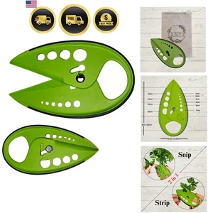 Herb Stripper Cutter Kitchen Gadget Herb Leaf Peeler for Basil Rosemary - Picture 1 of 10