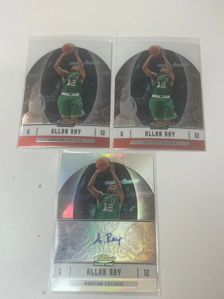 2006-07 Topps Finest - Rookie Allan Ray #70 Refractor Auto  (RC) (Celtics) - Image 1 of 1