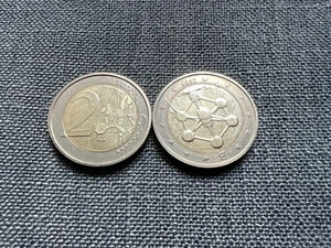 2 Euro Belgien 2006 Atomium Stempeldrehung ca. 155 Grad stgl. Stempelglanz 2€ - Bild 1 von 1