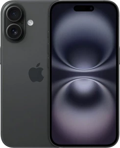 APPLE iPhone 16 5G 128 GB 6,1 Zoll DualSIM 48MP Kamera schwarz MYE73ZD/A - Bild 1 von 3