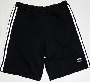 Adidas Originals 3-Stripes Shorts Drawstring Zipper Pockets Men's MSRP $45 NWT - Picture 1 of 5