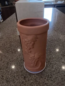 ROMERTOPF TERRA COTTA WINE COOLER With Glazed Coaster - Picture 1 of 3