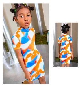 Tie Dye Dress Girls Tween Size 11-12 Youth - Picture 1 of 5