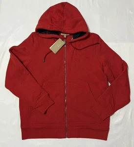 Sudadera con Capucha Burberry Roja Militar XL - Imagen 1 de 21