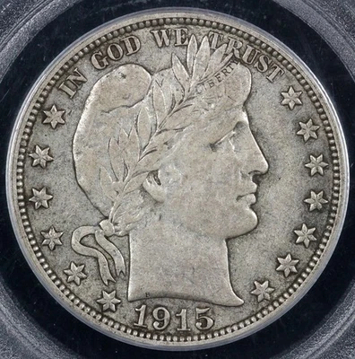 1915-D 50c Barber Half Dollar PCGS XF 45 - Image 1 of 4