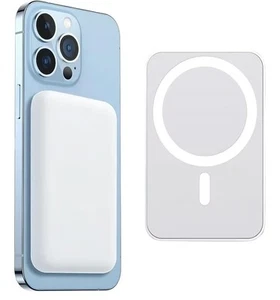 Wireless Power Bank for MagSafe, Magnetic Power Bank 5000 mAh Fast Charging... - Zdjęcie 1 z 7