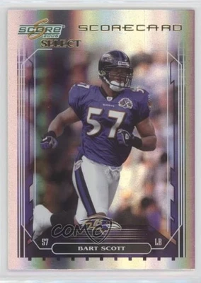 2006 Score Select Scorecard /100 Bart Scott #291 Rookie RC - Image 1 of 2