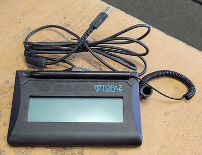 Topaz T-LBK460-HSX-R SigLite LCD 1x5 Signature Capture Pad USB - Image 1 of 2