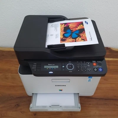 Samsung Xpress C480FN Laser Multifunktion 4-in-1 Farben Drucker inkl.Volle Toner - Bild 1 von 4