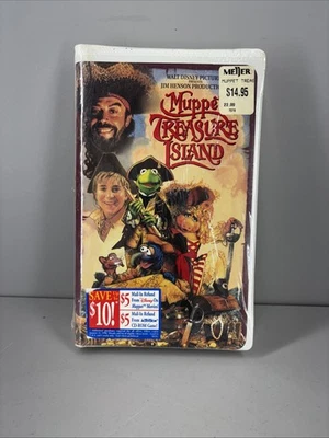 New Sealed Disney- Muppet Treasure Island VHS (White Clam Shell) Tim Curry - Image 1 of 4