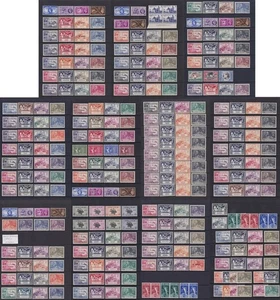 Juegos de ómnibus Br Commonwealth 1949 UPU casi completos. MNH en su mayoría. - Imagen 1 de 12