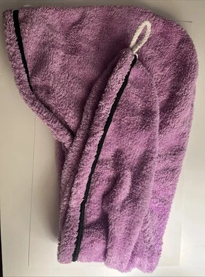 Toalla de Secado Baño Spa Cabezal Turbante Twist Ducha Seca, Púrpura, Envoltura de Microfibra Foto 1 de 3