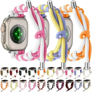 Nylon Braided Armband für Apple Watch Series 4 5 6 7 8 9 10 11 SE3 Ultra 3 49mm - Picture 1 of 170