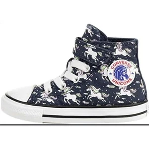 Unicorn CONVERSE Chuck Taylors Infant /Child Size 5 High Tops - Picture 1 of 7