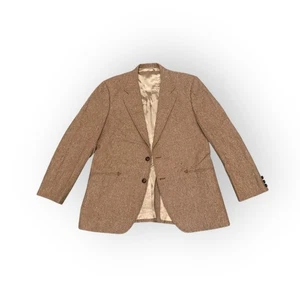 Vintage Kenny Rogers Western Collection Blazer Circle S 44R Made in USA Brown - Picture 1 of 12
