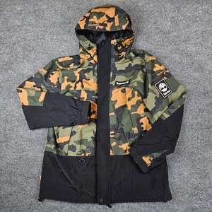 Timberland Camo Archive Mountain Trail Jacket Men's L Weatherbreaker Outdoors - Picture 1 of 10