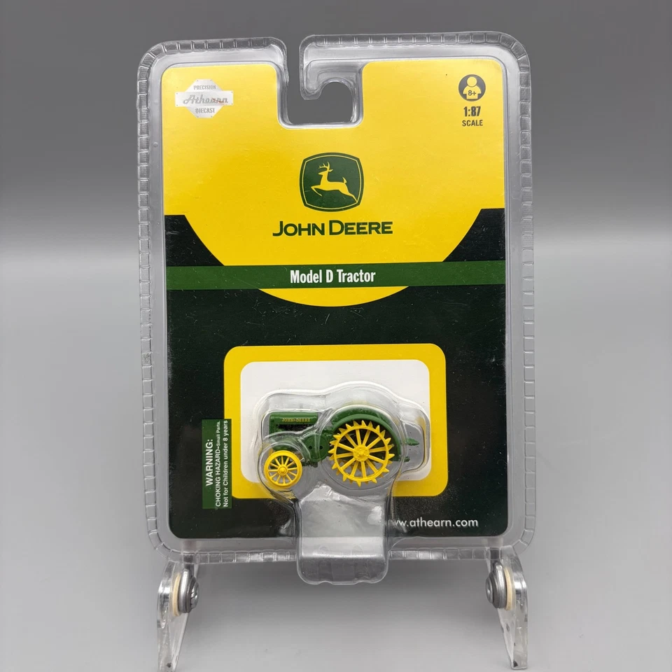 Vintage John Deere Model D Tractor 1:87 Scale Diecast Athearn 7705 Sealed - Image 1 of 4